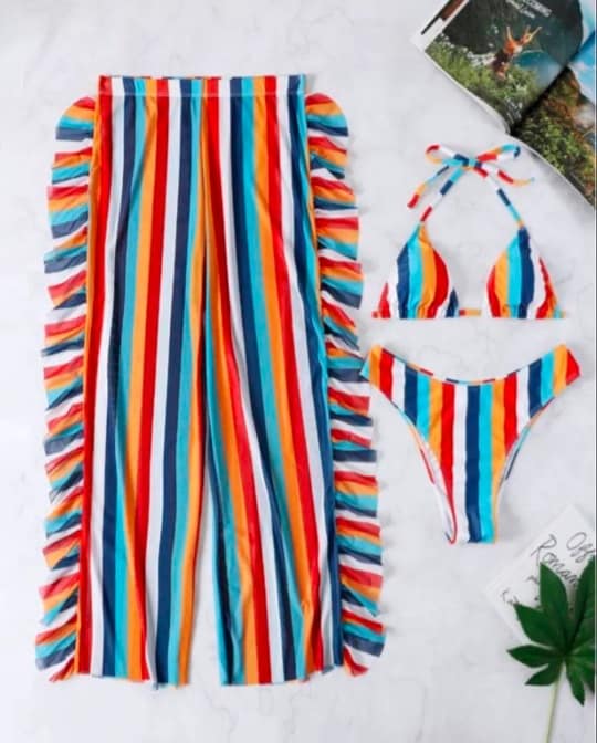 Striped Swim Set